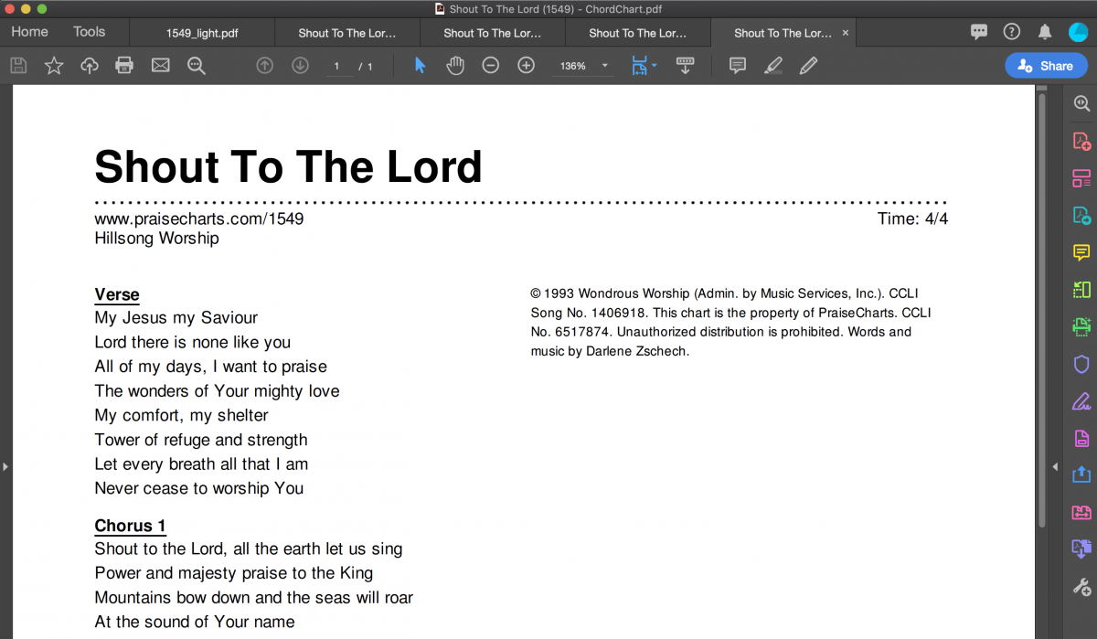 No Reason To Hide Chords PDF (Hillsong Worship) - PraiseCharts