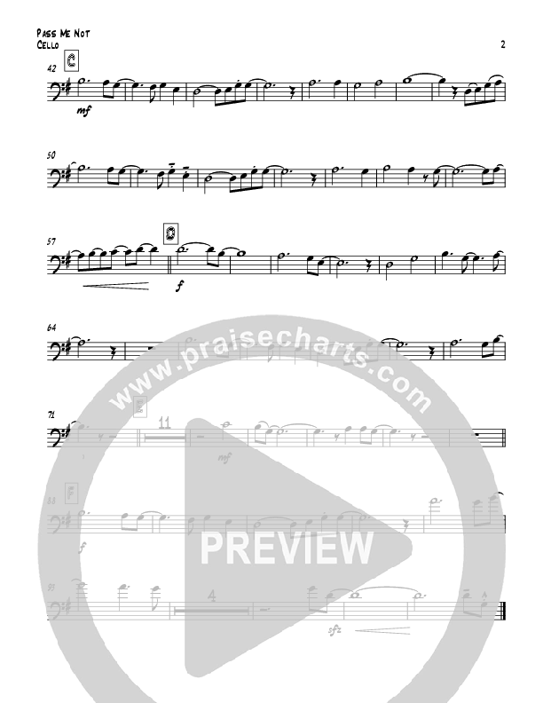 Pass Me Not (with Kum Ba Ya) (Instrumental) Cello (Todd Webb)