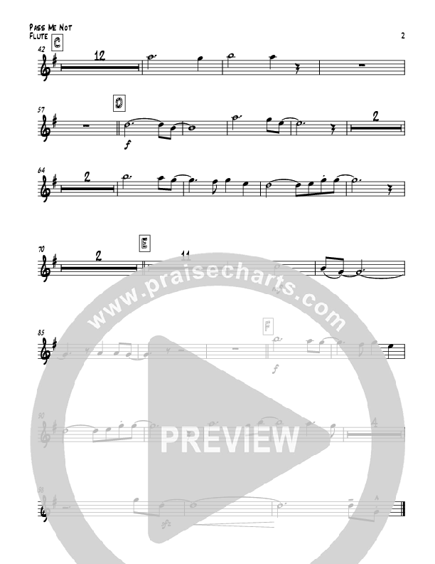 Pass Me Not (with Kum Ba Ya) (Instrumental) Flute (Todd Webb)