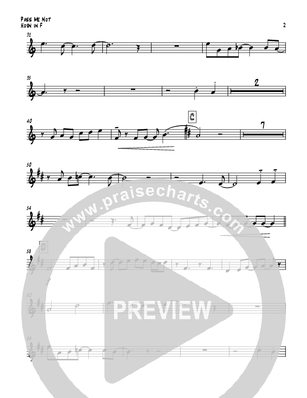 Pass Me Not (with Kum Ba Ya) (Instrumental) French Horn (Todd Webb)