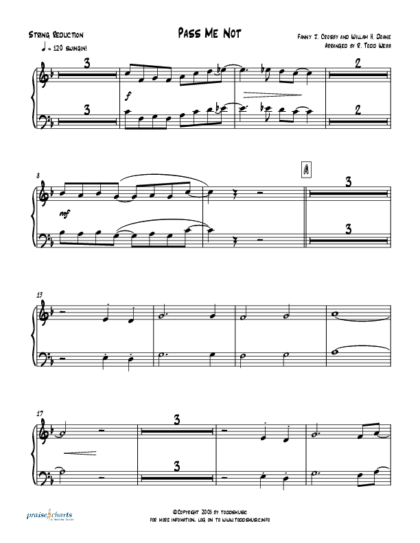 Pass Me Not (with Kum Ba Ya) (Instrumental) Synth Strings (Todd Webb)