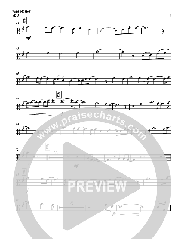 Pass Me Not (with Kum Ba Ya) (Instrumental) Viola (Todd Webb)