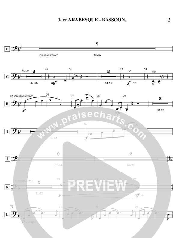 Arabesque 1 (Instrumental) Bassoon (Ric Flauding)