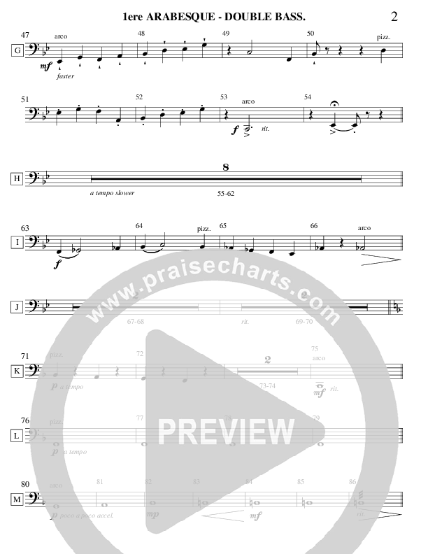 Arabesque 1 (Instrumental) Double Bass (Ric Flauding)