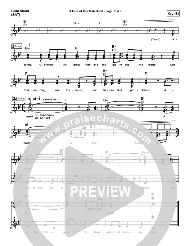 O God Of Our Salvation Lead (SAT) (Matt Boswell)