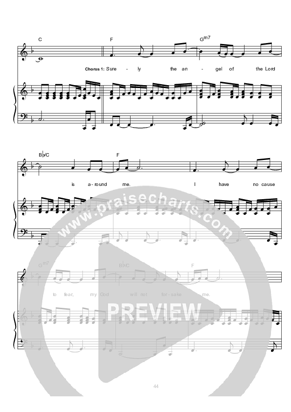 Angel Of The Lord Lead & Piano (Miriam Webster)