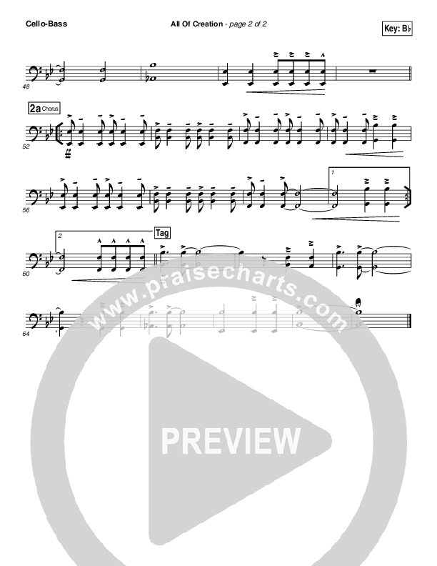 All Of Creation Cello/Bass (MercyMe)