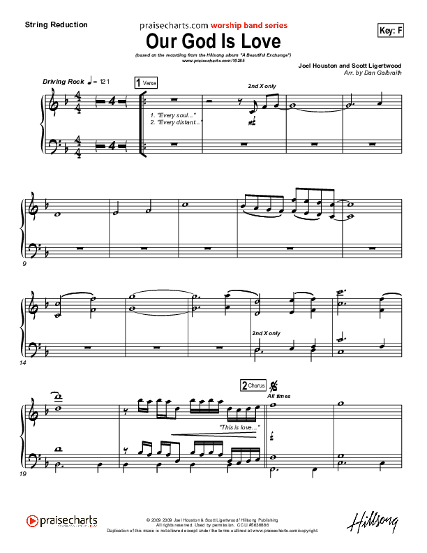 Our God Is Love String Pack (Hillsong Worship)