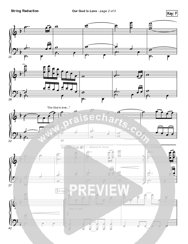 Our God Is Love String Pack (Hillsong Worship)