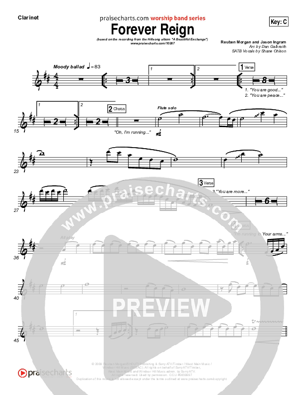 Forever Reign Wind Pack (Hillsong Worship)