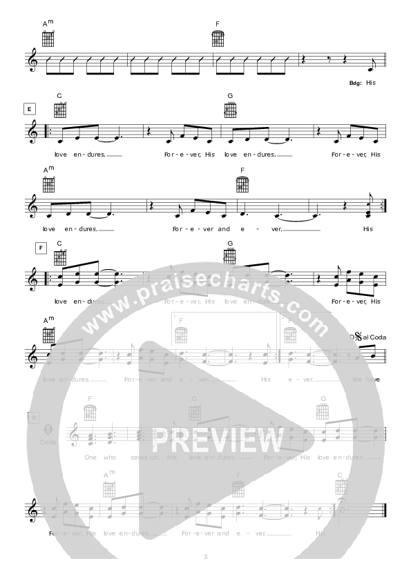 The One Who Saves Lead Sheet (Hillsong Worship)