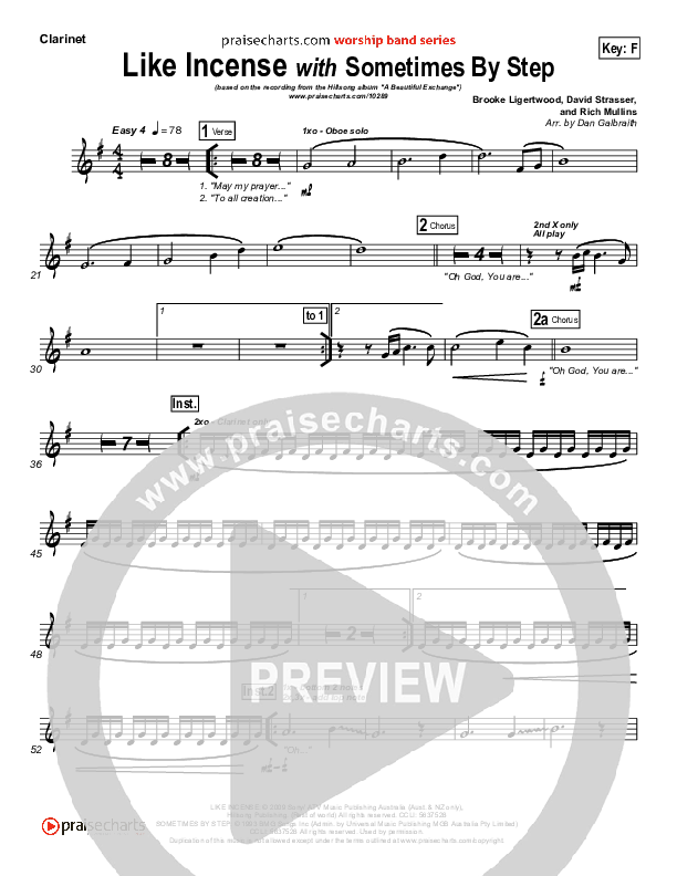 Like Incense Wind Pack (Hillsong Worship)