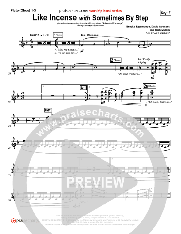 Like Incense Wind Pack (Hillsong Worship)