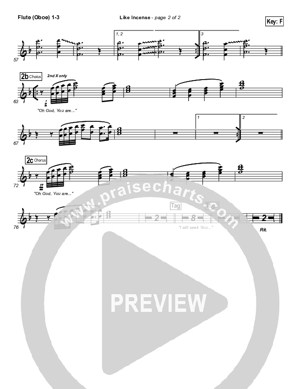 Like Incense Wind Pack (Hillsong Worship)