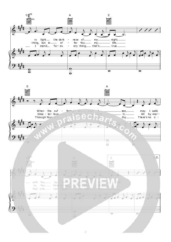 The Father's Heart Lead & Piano (Hillsong Worship)