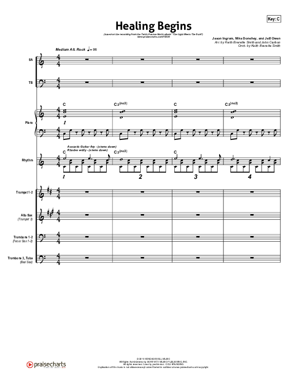 Healing Begins Praise Band (Tenth Avenue North)