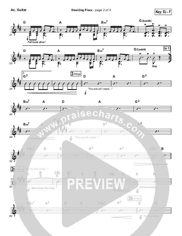 Dwelling Place Acoustic Guitar (Gateway Worship)