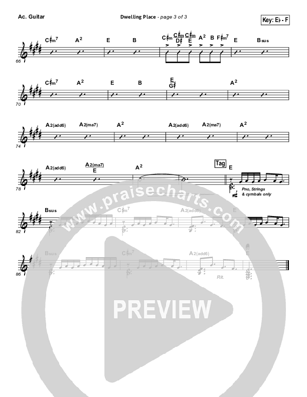 Dwelling Place Acoustic Guitar (Gateway Worship)