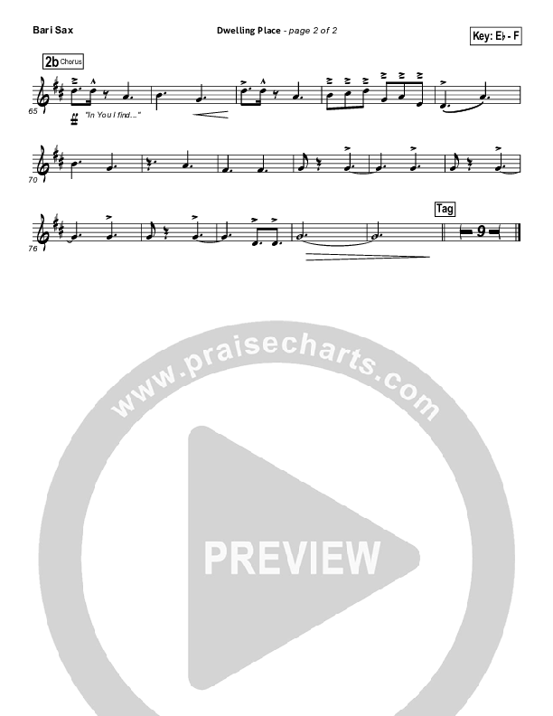 Dwelling Place Bari Sax (Gateway Worship)