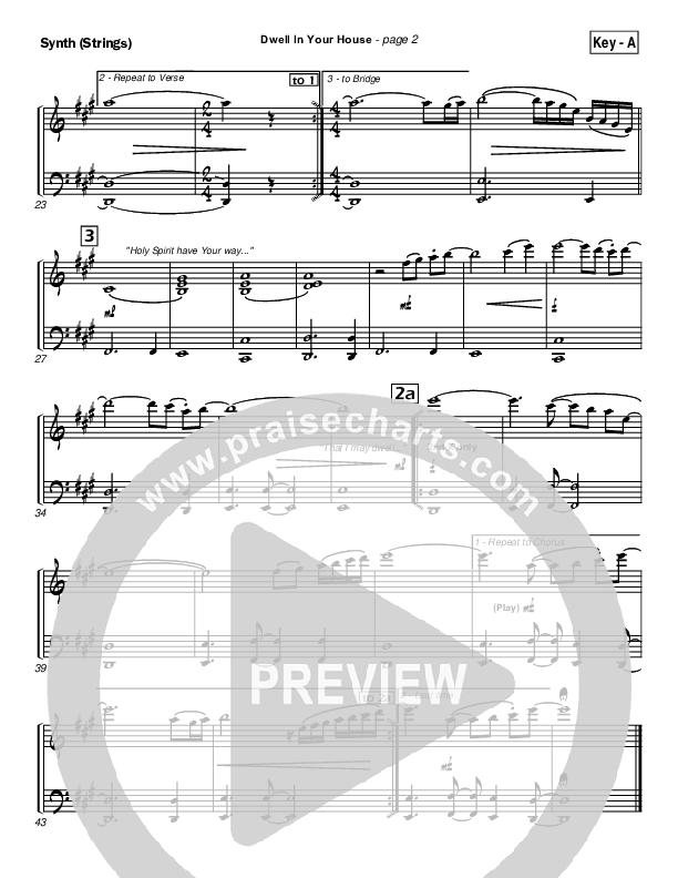 Dwell in Your House Synth Strings (Hillsong Worship)