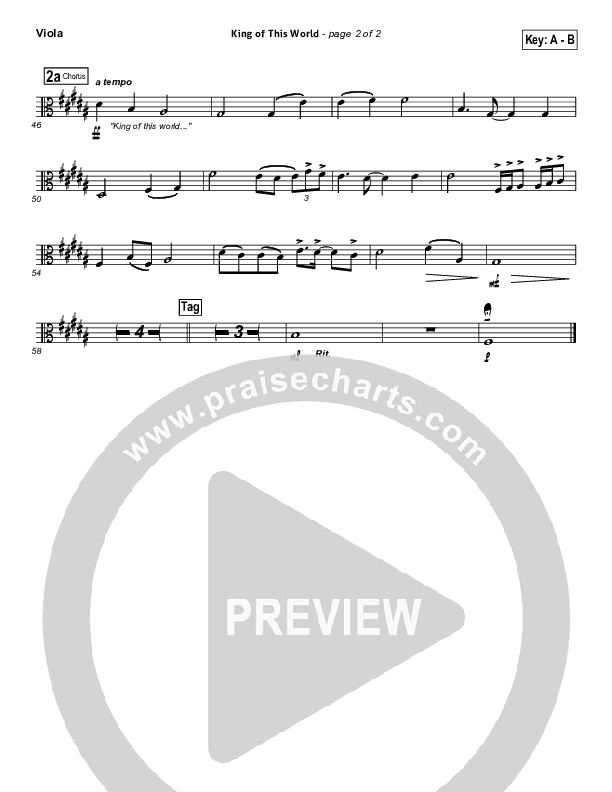 King Of This World Viola (Gateway Worship)