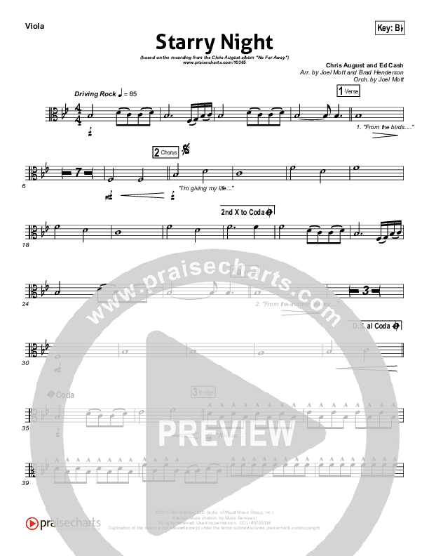 Starry Night Viola (Chris August)