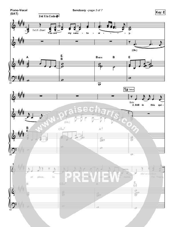 Sanctuary Piano/Vocal (SAT) (Ashmont Hill)