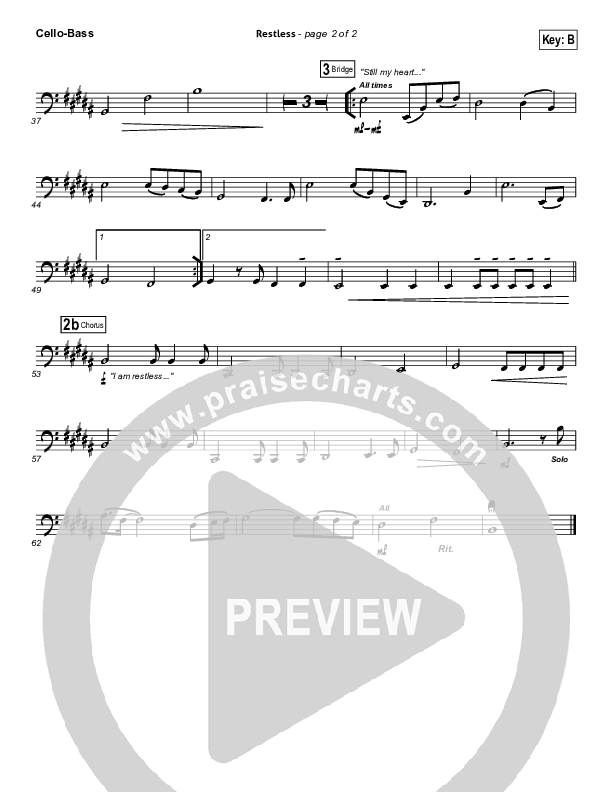 Restless Cello/Bass (Audrey Assad)