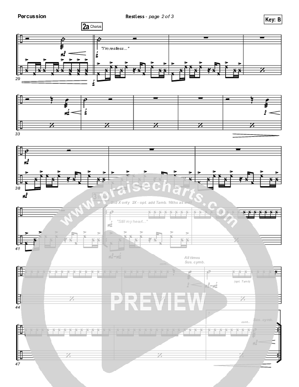 Restless Percussion (Audrey Assad)