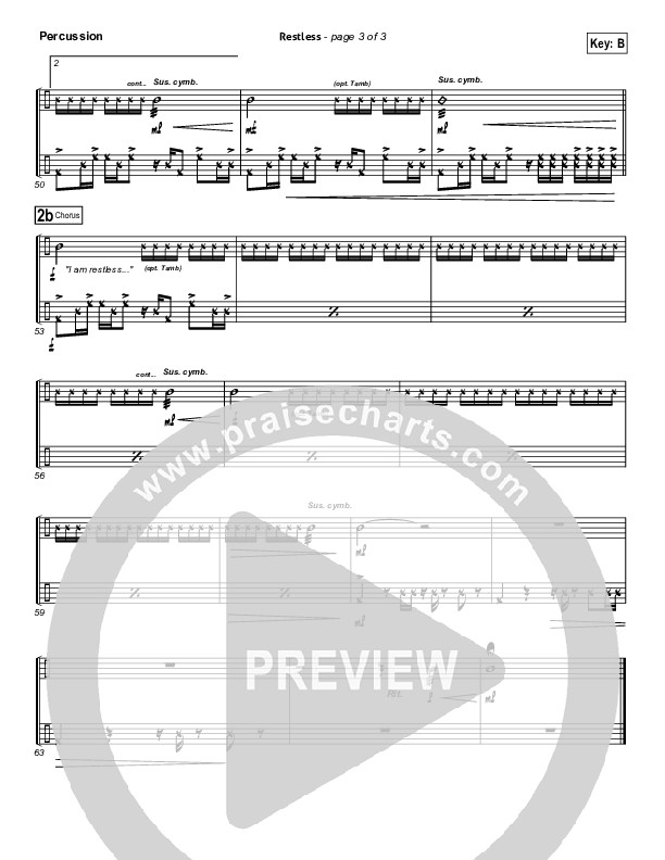 Restless Percussion (Audrey Assad)