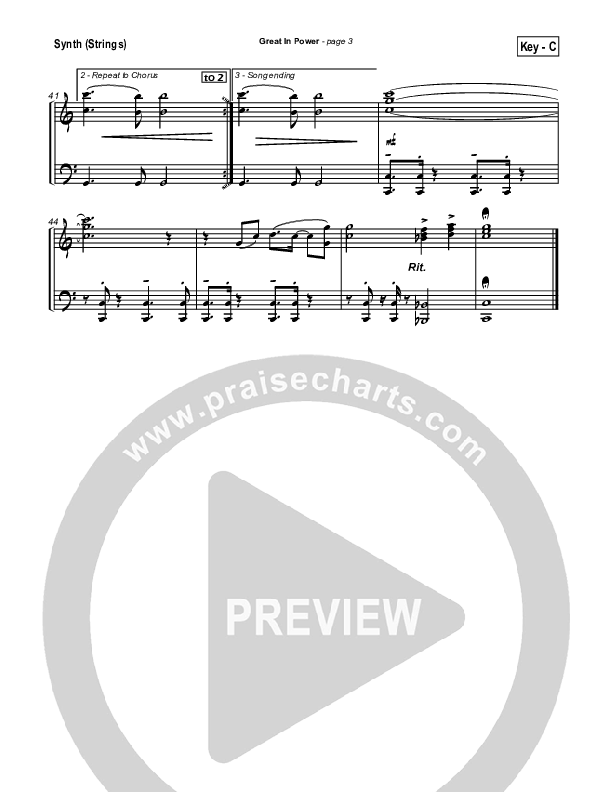 Great In Power Synth Strings (Hillsong Worship)