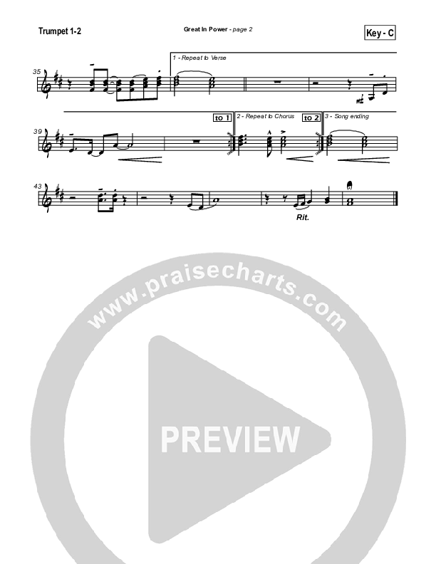 Great In Power Brass Pack (Hillsong Worship)