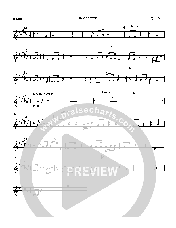 He is Yahweh Bari Sax (Dean Salyn)