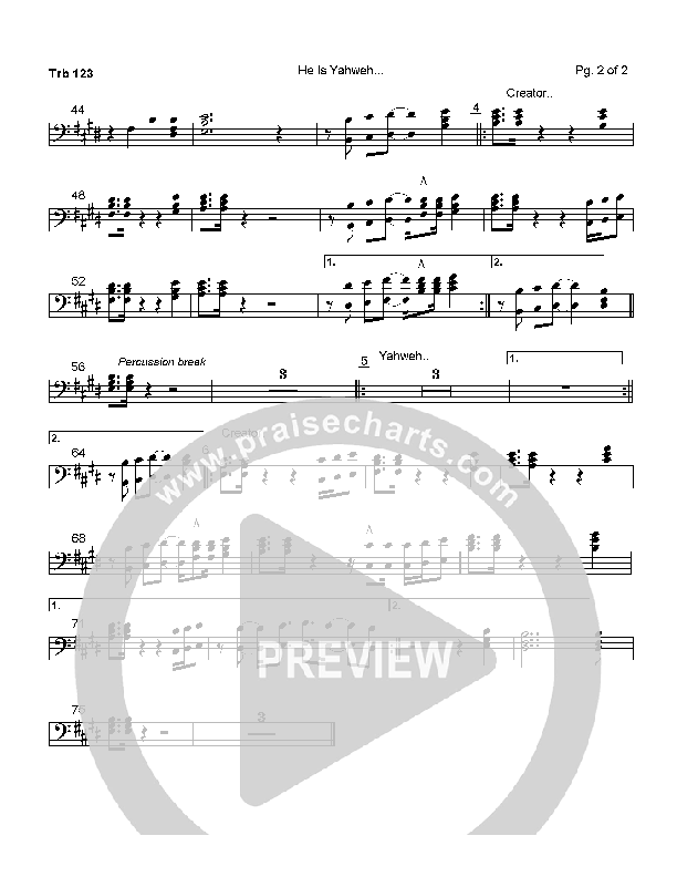 He is Yahweh Trombone 1/2/3 (Dean Salyn)