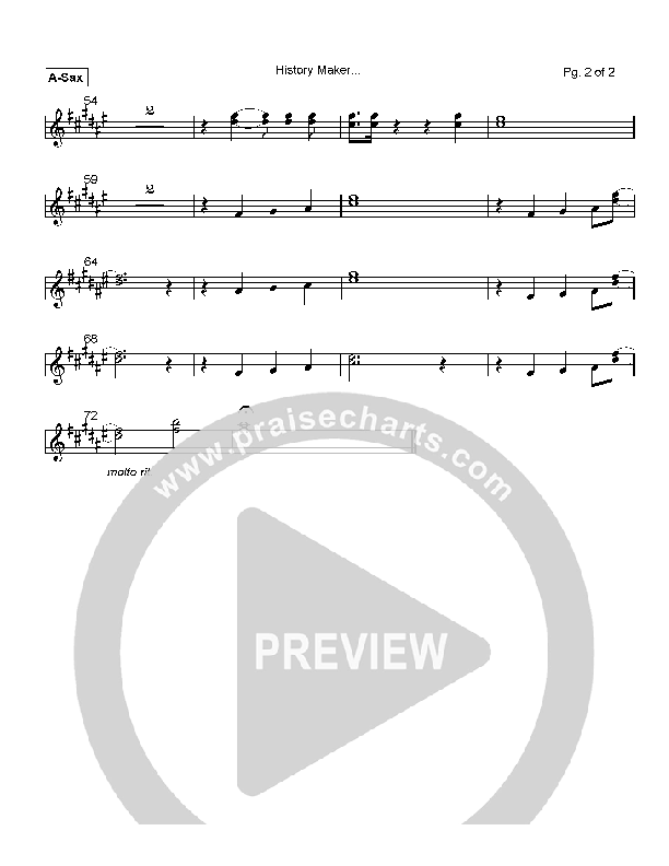 History Maker Alto Sax (Delirious)