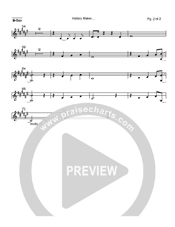 History Maker Bari Sax (Delirious)