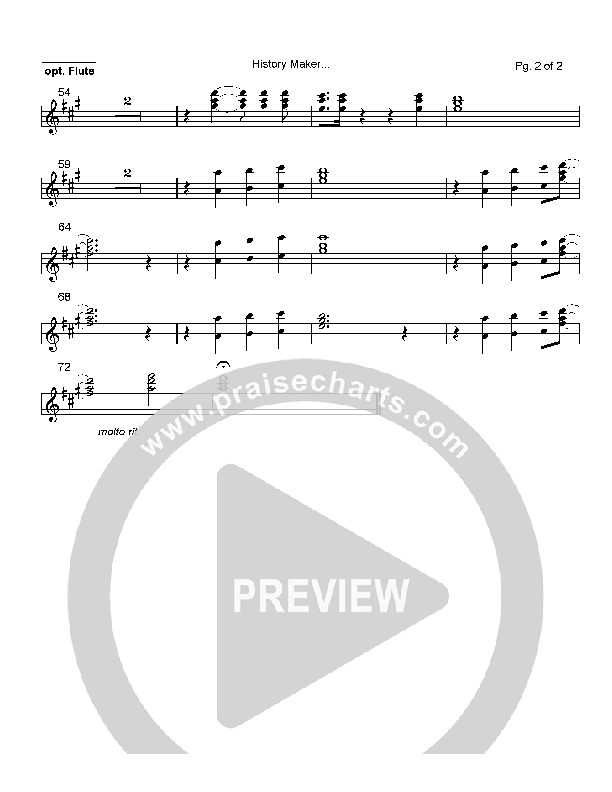 History Maker Flute (Delirious)