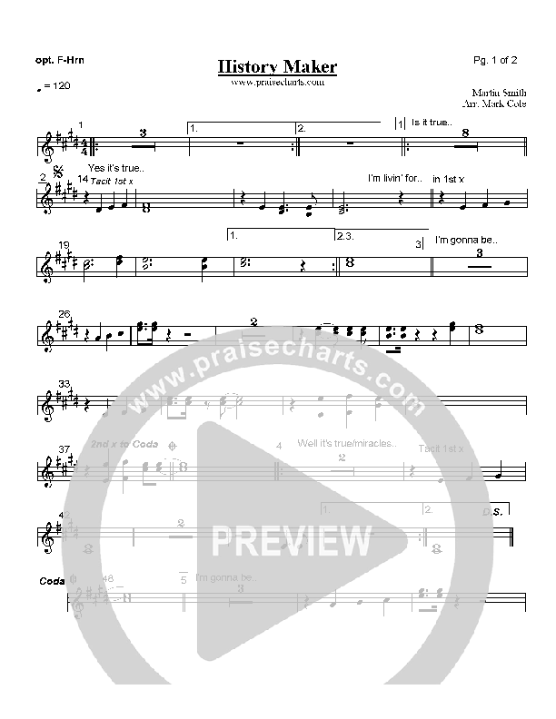 History Maker French Horn (Delirious)