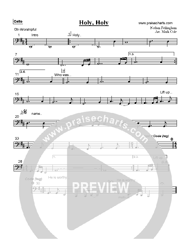 Holy Holy Cello (Nathan Fellingham)