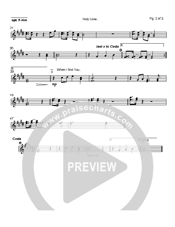 Holy Love French Horn (Andy Park)