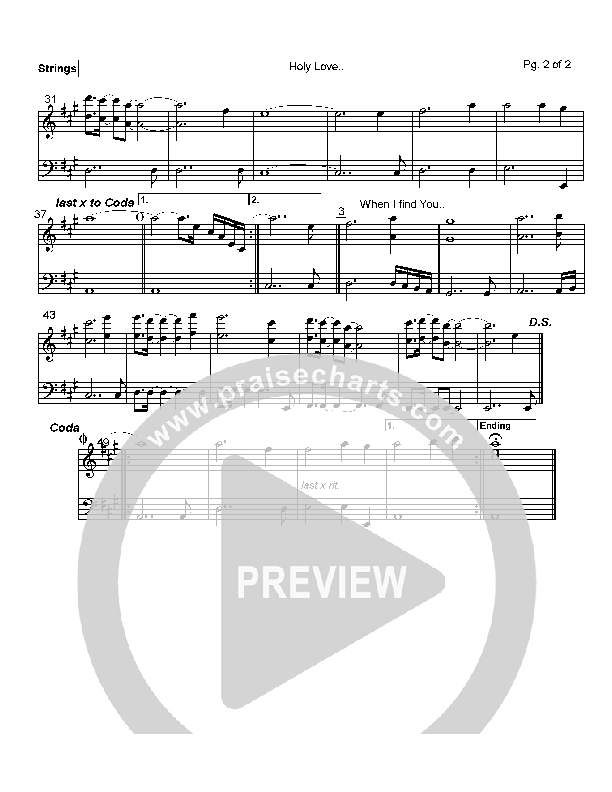 Holy Love Strings (Andy Park)