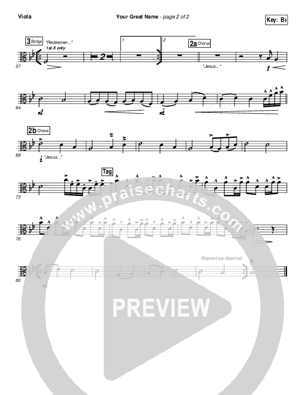 Your Great Name Viola (Natalie Grant)