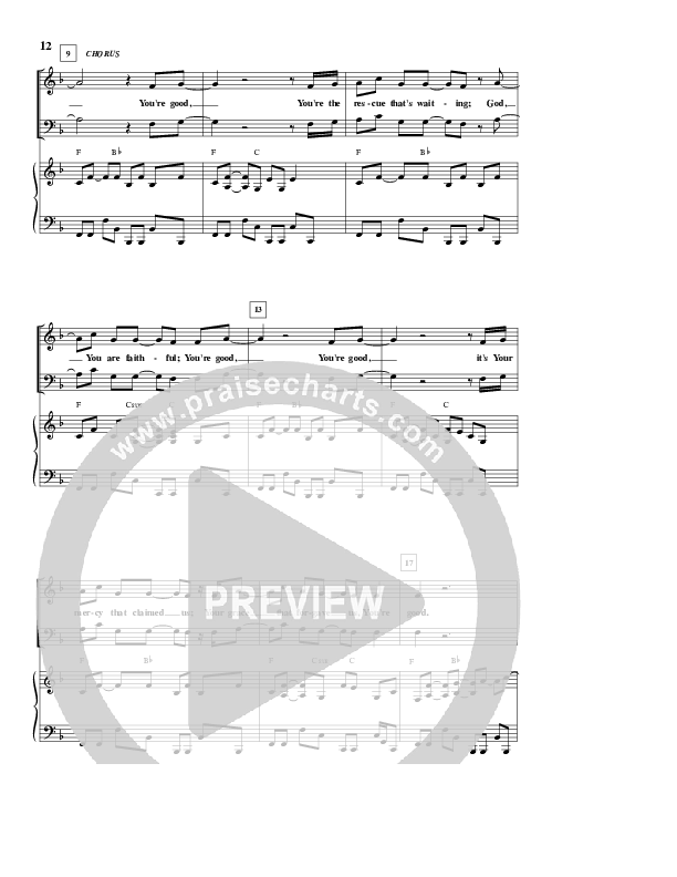 You're Good Piano/Vocal (Kathryn Scott)