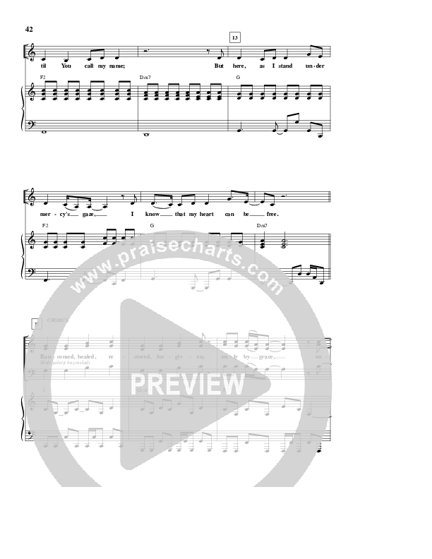 Only By Grace Lead & Piano (Kathryn Scott)