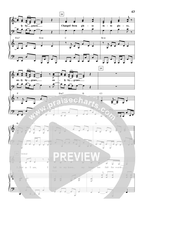 Only By Grace Lead & Piano (Kathryn Scott)