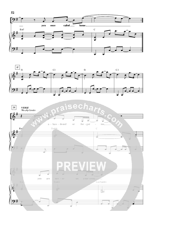 Come Back Home Lead & Piano (Kathryn Scott)