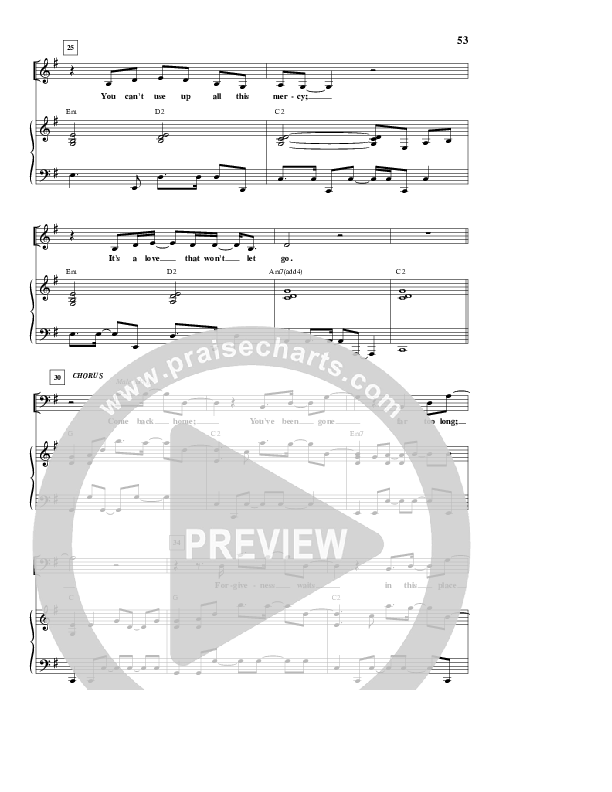 Come Back Home Lead & Piano (Kathryn Scott)