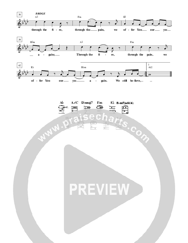We Still Believe Lead Sheet (Kathryn Scott)