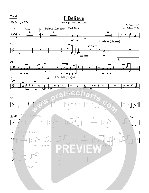 I Believe Trombone 4 (Graham Ord)