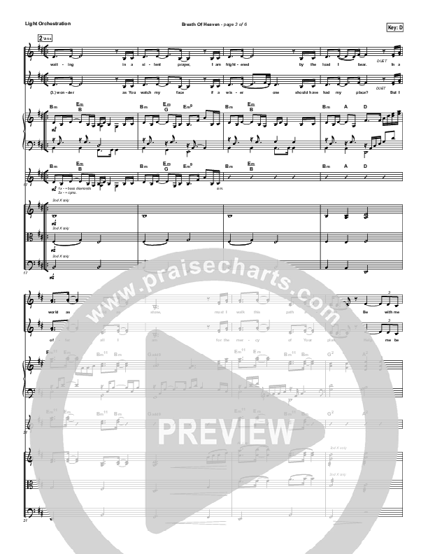 Breath Of Heaven (Mary's Song) Light Orchestration (Amy Grant)